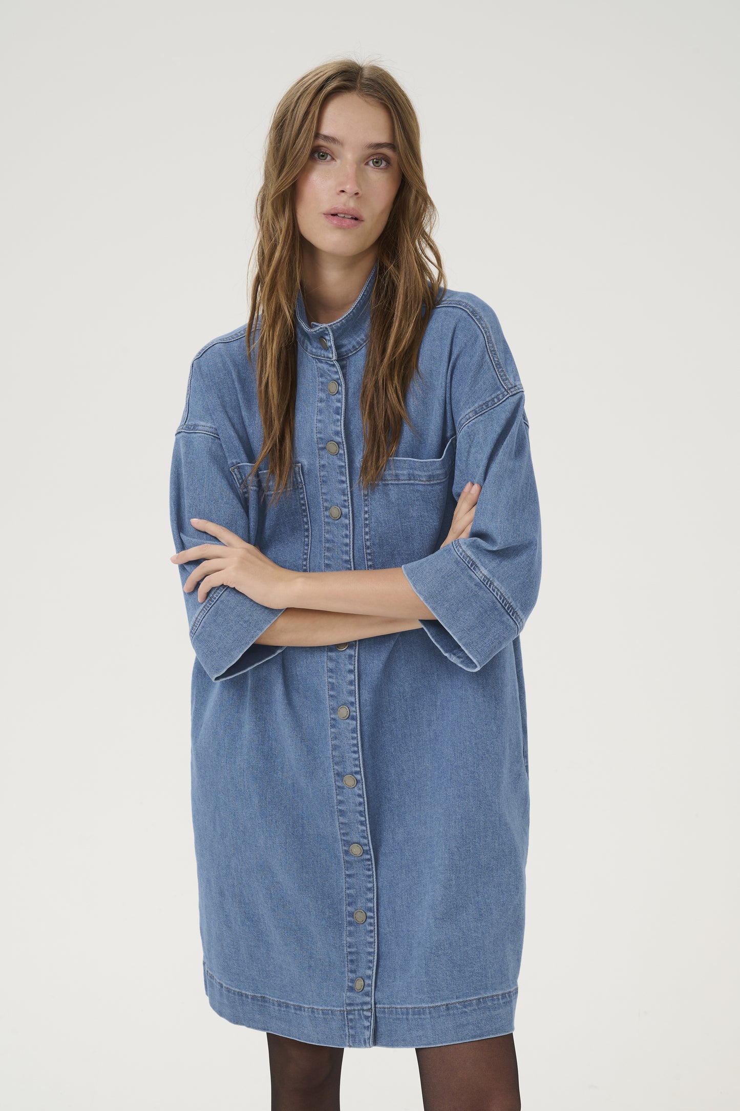 Jeanskleid LaraMW Medium Blue Wash