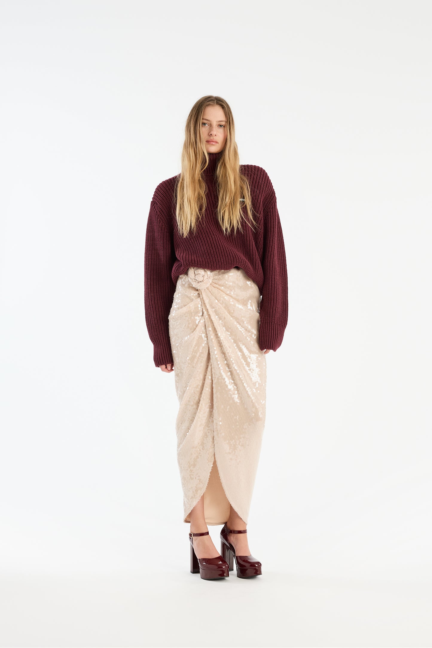 Knit Turtleneck Jumper