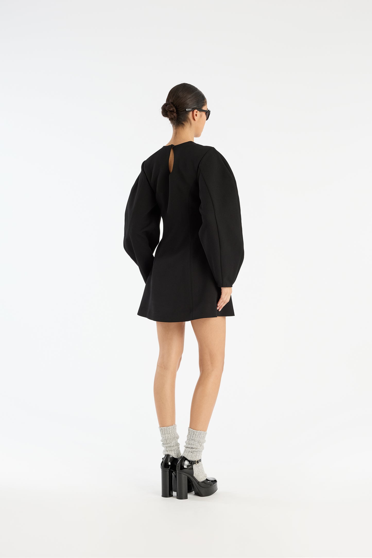 Suiting Flared Mini Dress