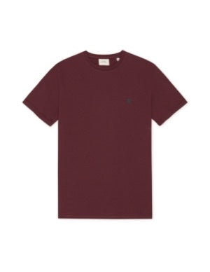 T-Shirt Les Deux Core Saisonal Chocolate Truffle Red