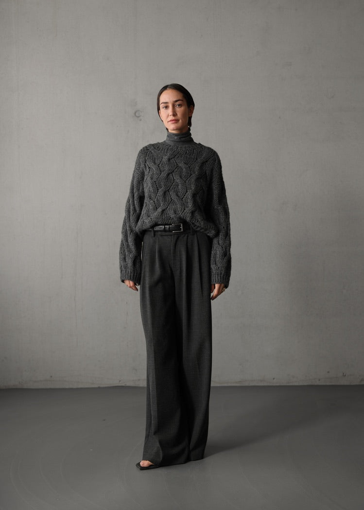 Weite Hose Amari`CL Dark Grey
