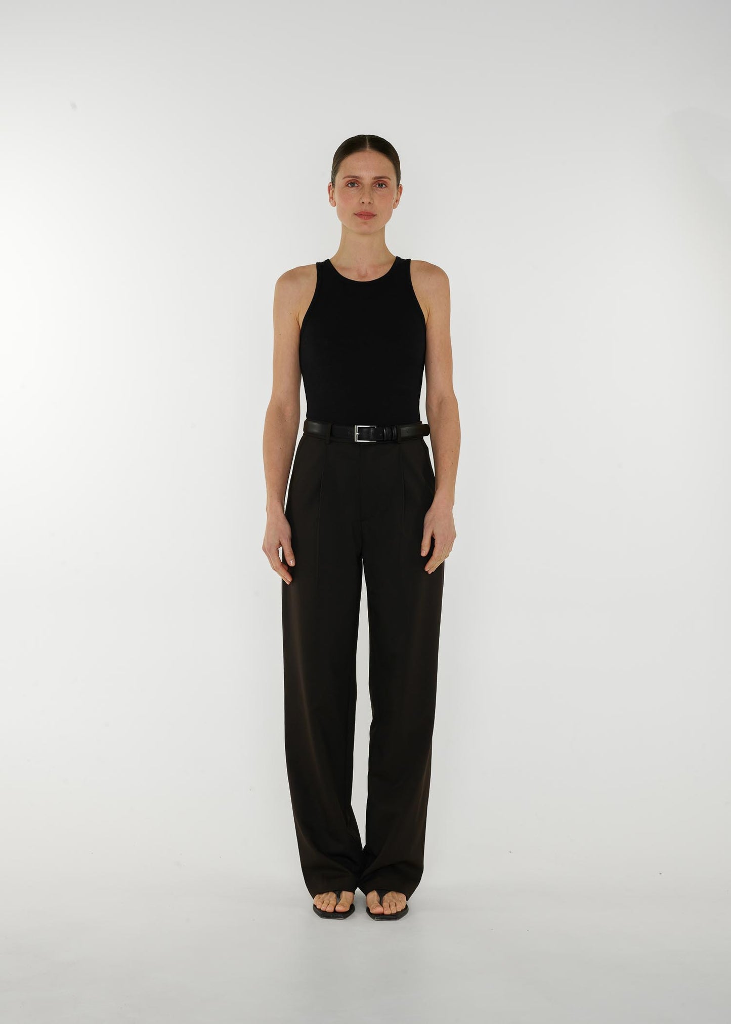 Rib Top CelinL` Black