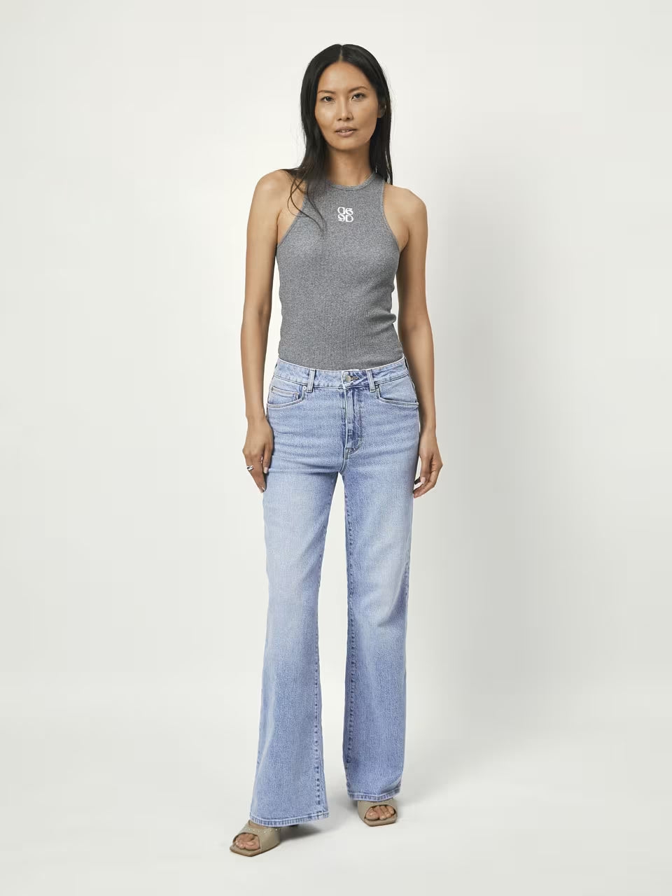 Monogramm Tanktop Grey