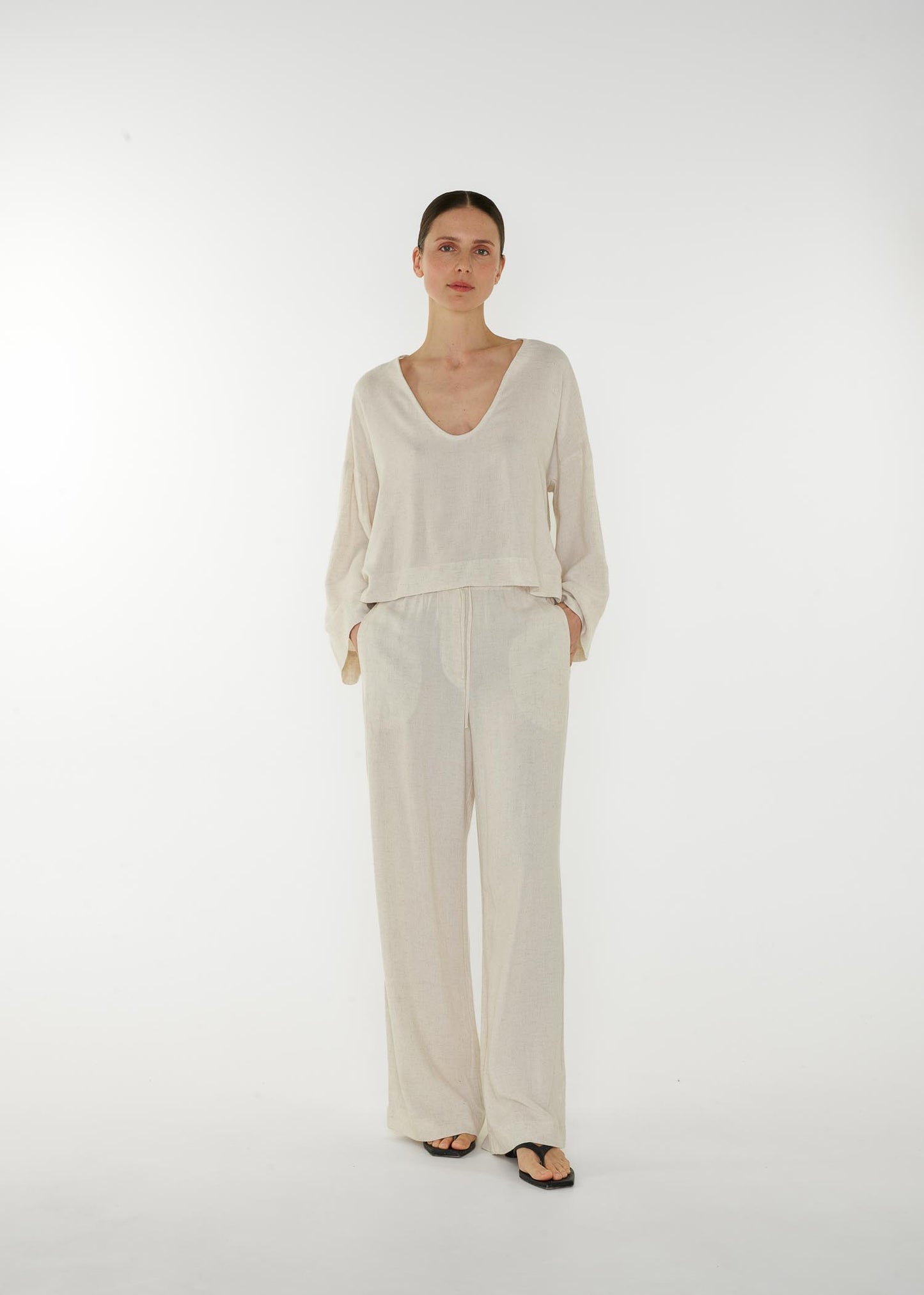 Cara'CL Natural Sand blouse
