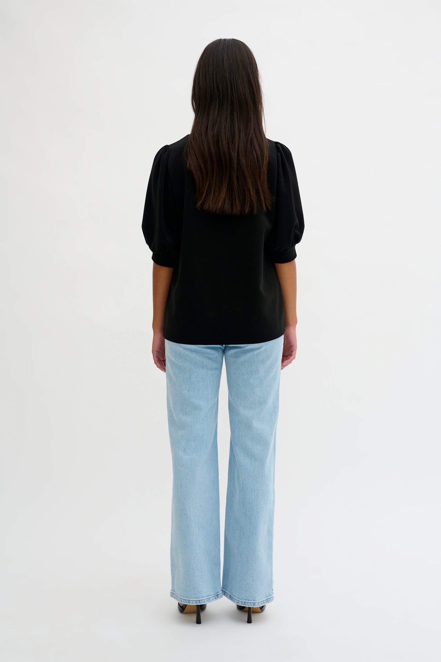 Puff Blouse Black