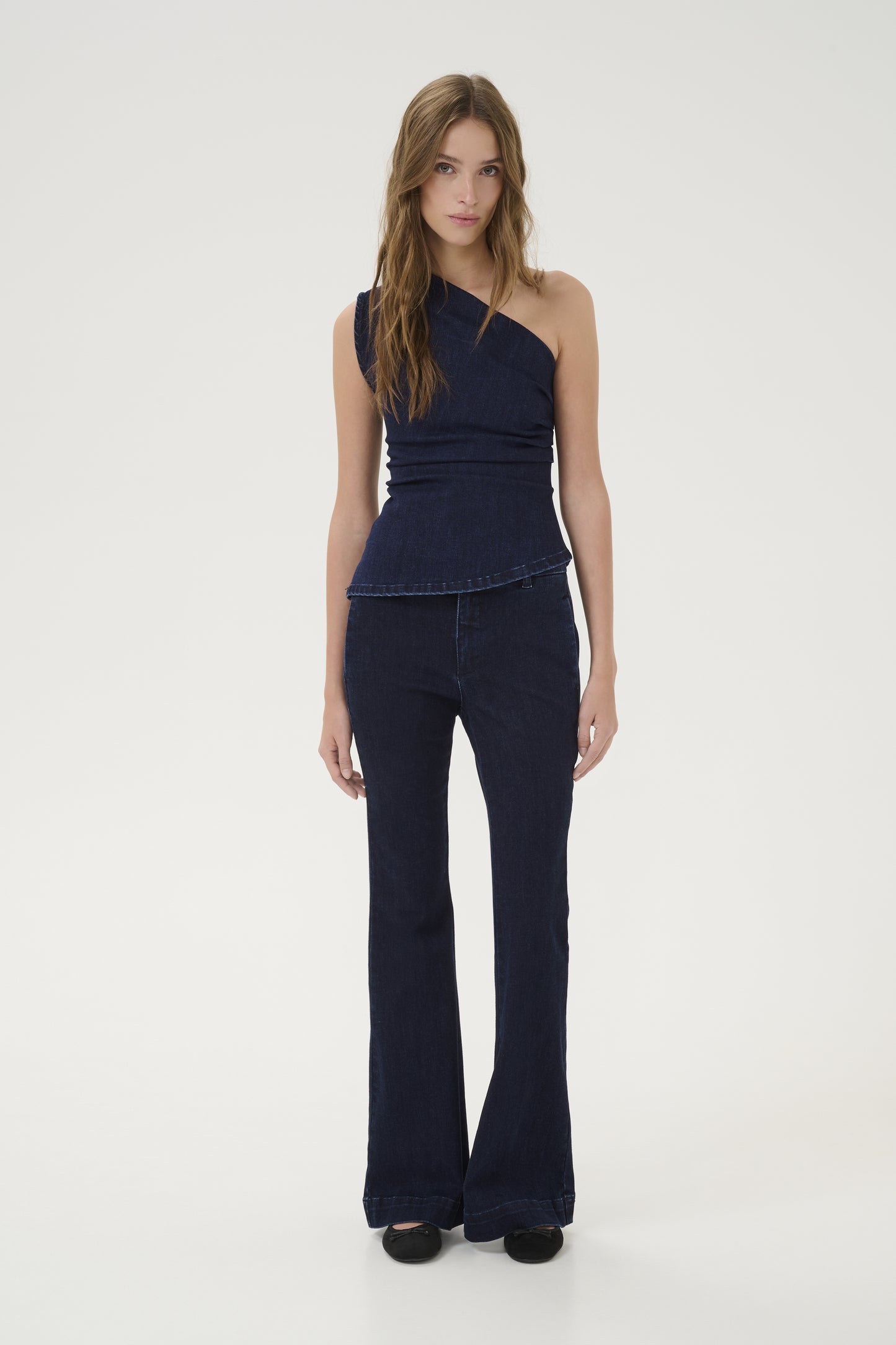 Jeans AyoMW Bootcut in Dark Blue Un-Washed
