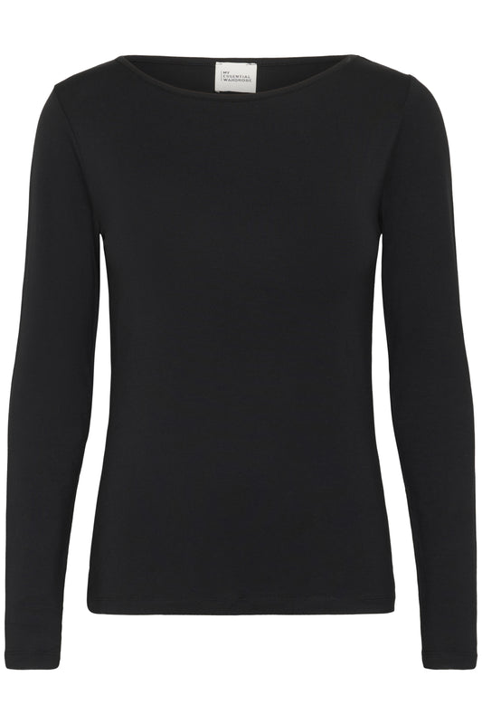 Boatneck Blouse VistaMW Black