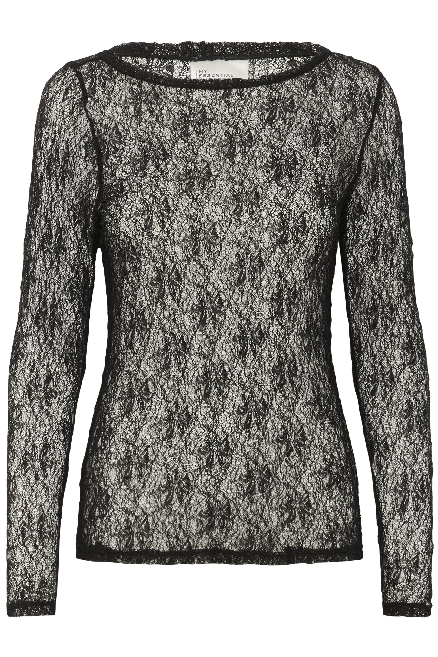 Blouse Boatneck LS MWRita Black