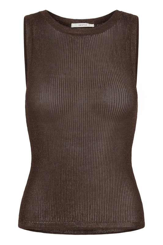 Tank Top SilviGZ Deep Brown Metallic