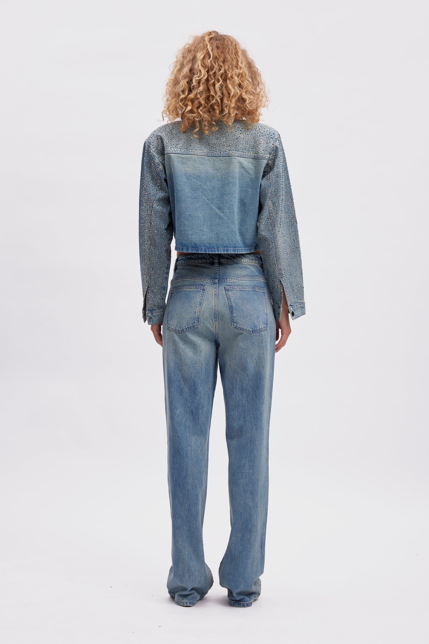 Jeans ZorahGZ Glitzer Mid Blue Washed