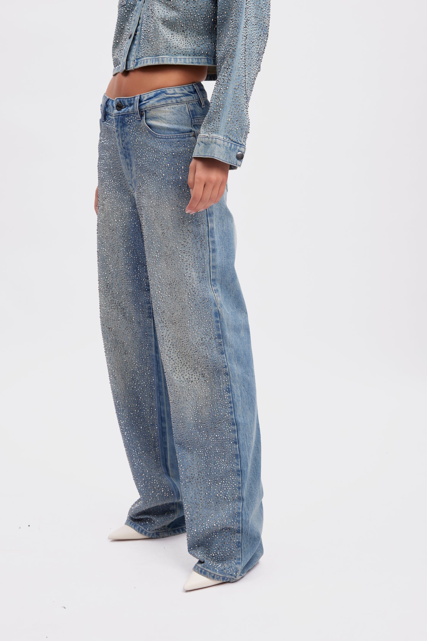 Jeans ZorahGZ Glitzer Mid Blue Washed