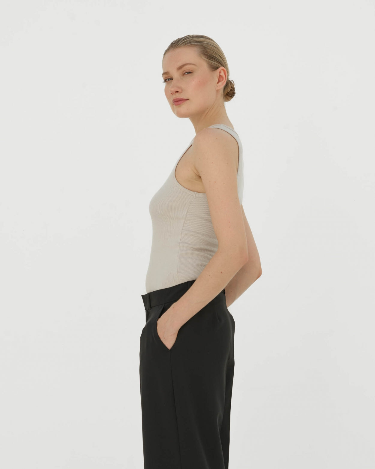 Rib Top CelinL` Stone