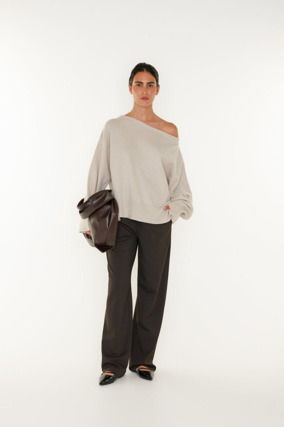 Off shoulder Knit Yoki'CL Stone