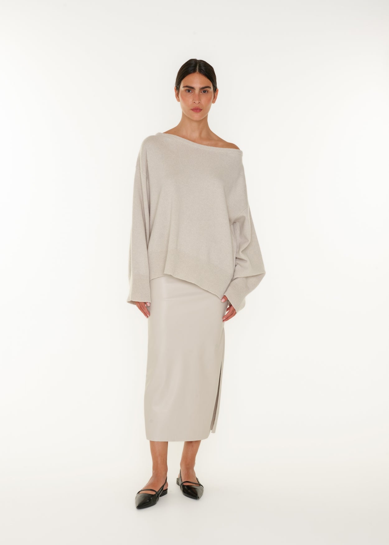 Off shoulder Knit Yoki'CL Stone