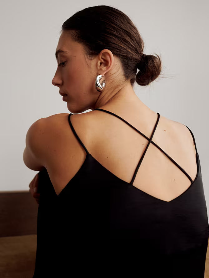 Satin-Singlet-Top Dante6 Black