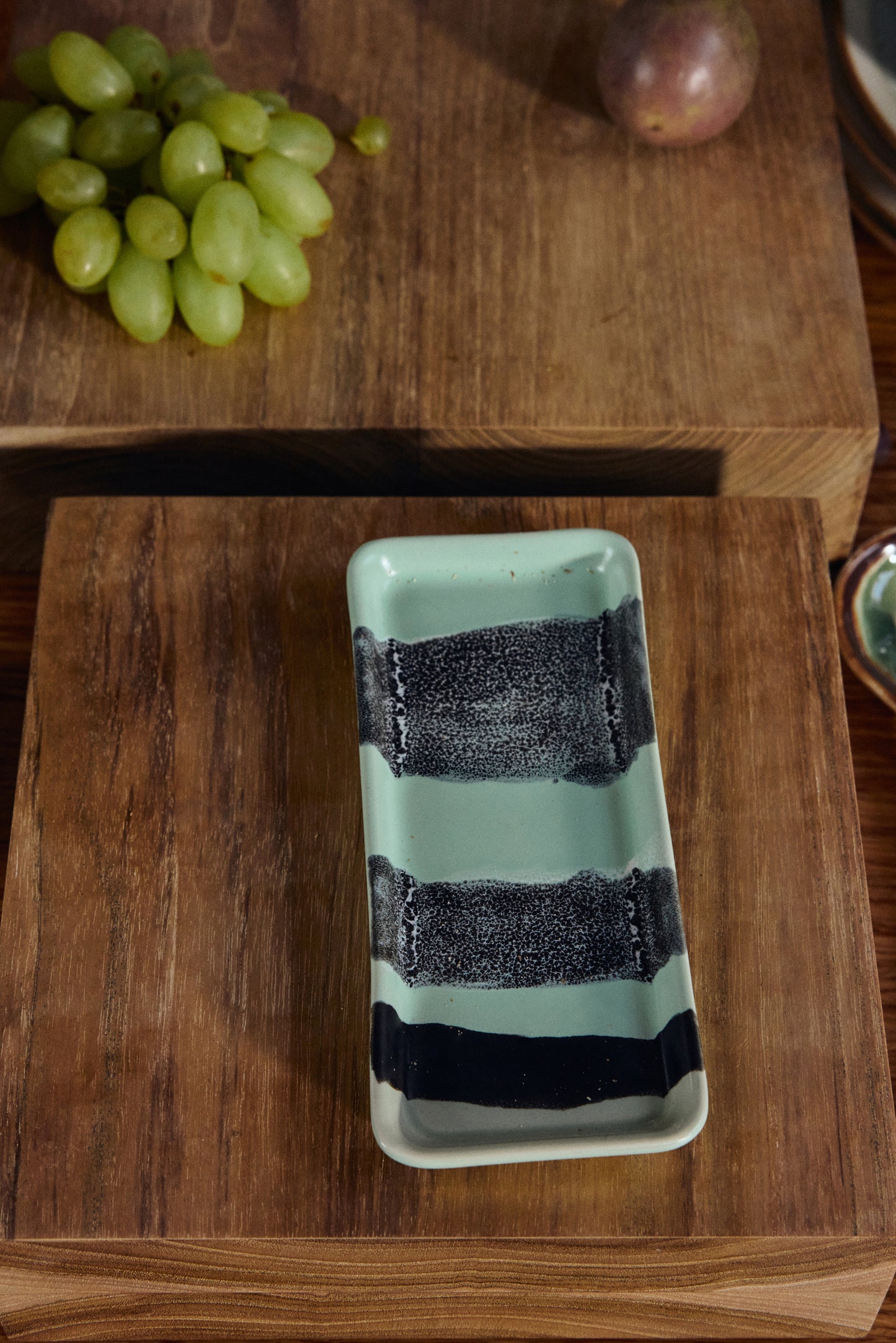 Dish S 70s ceramics river