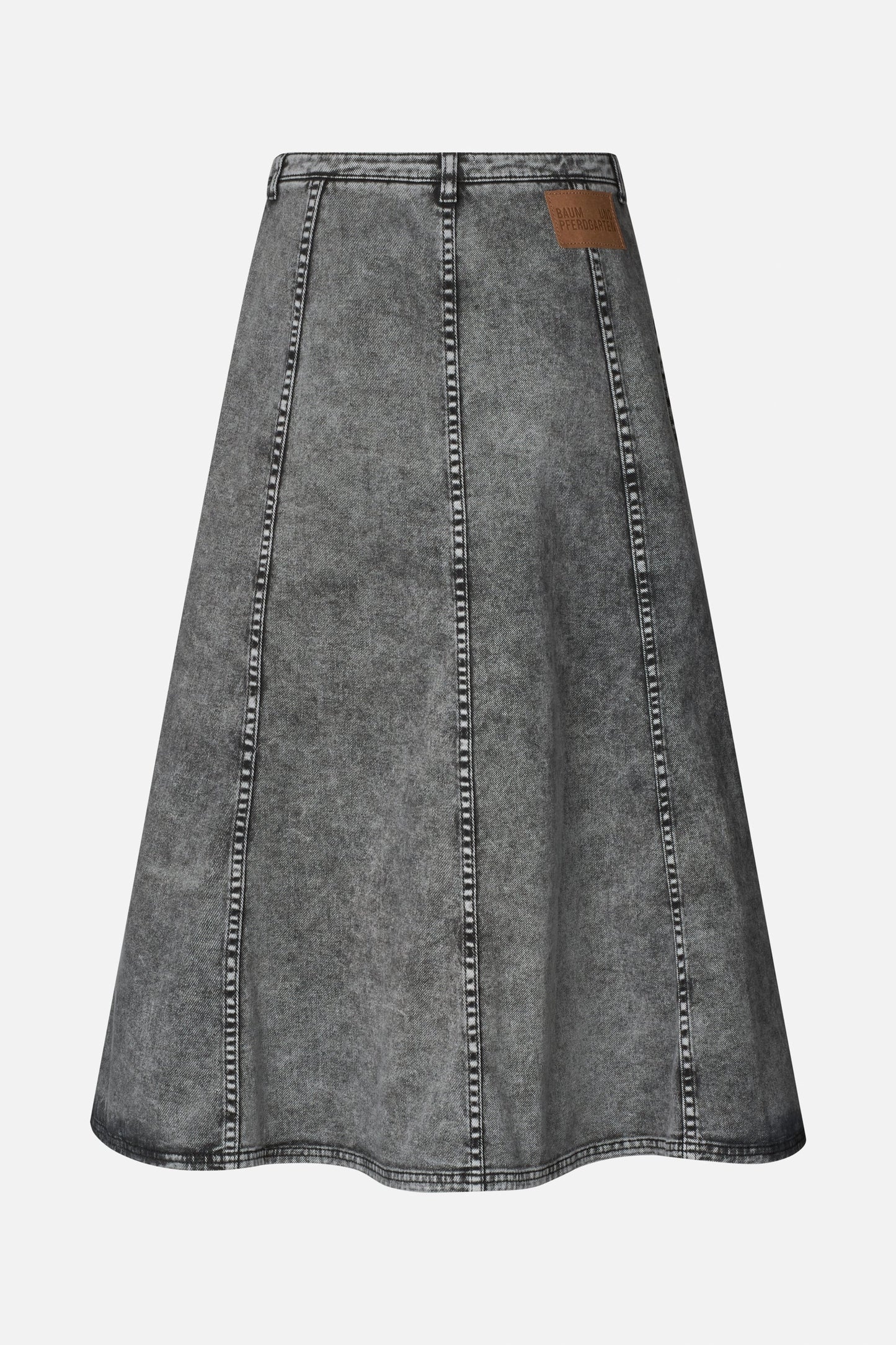 Jeansrock Washed Black