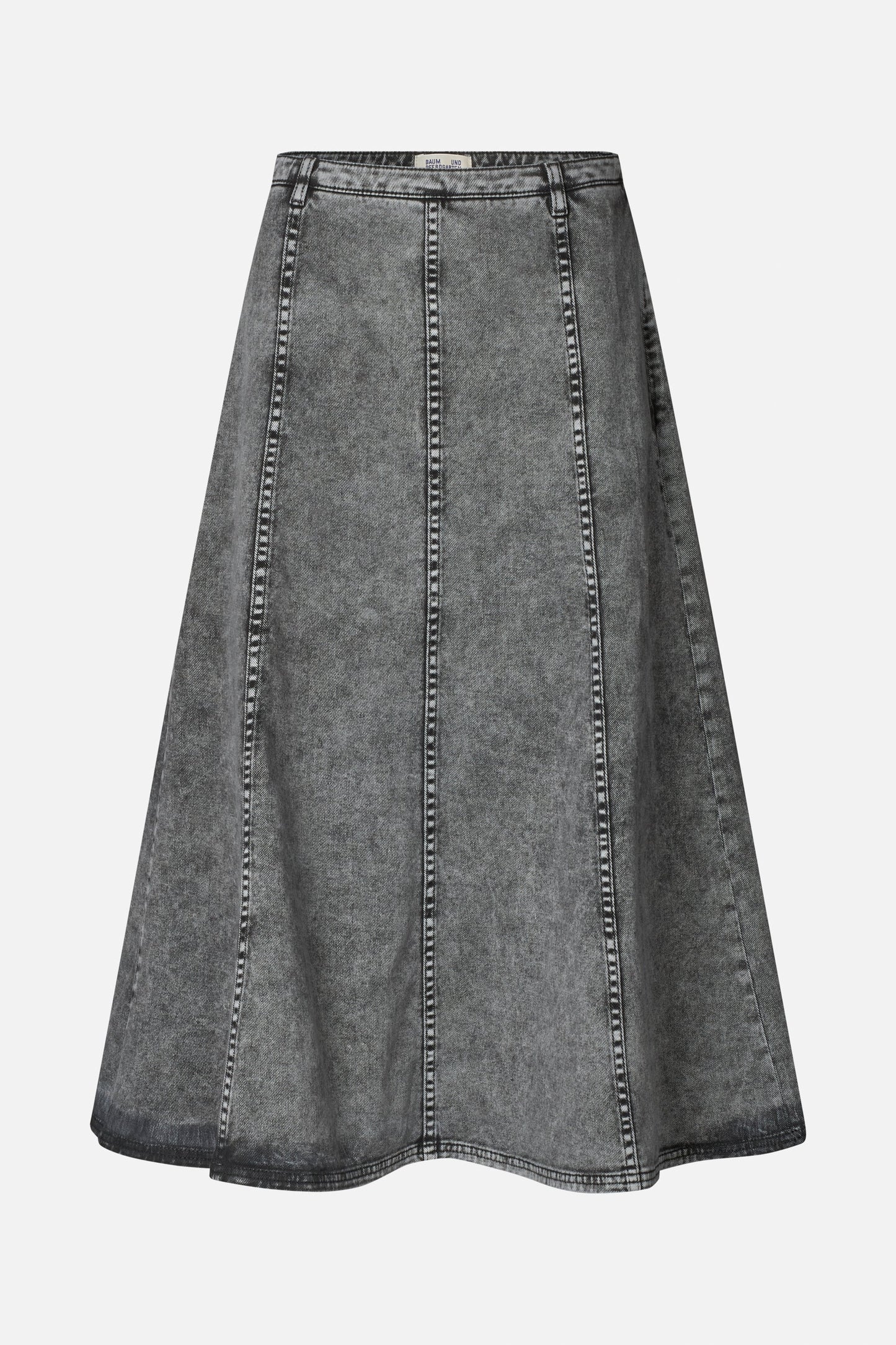Jeansrock Washed Black