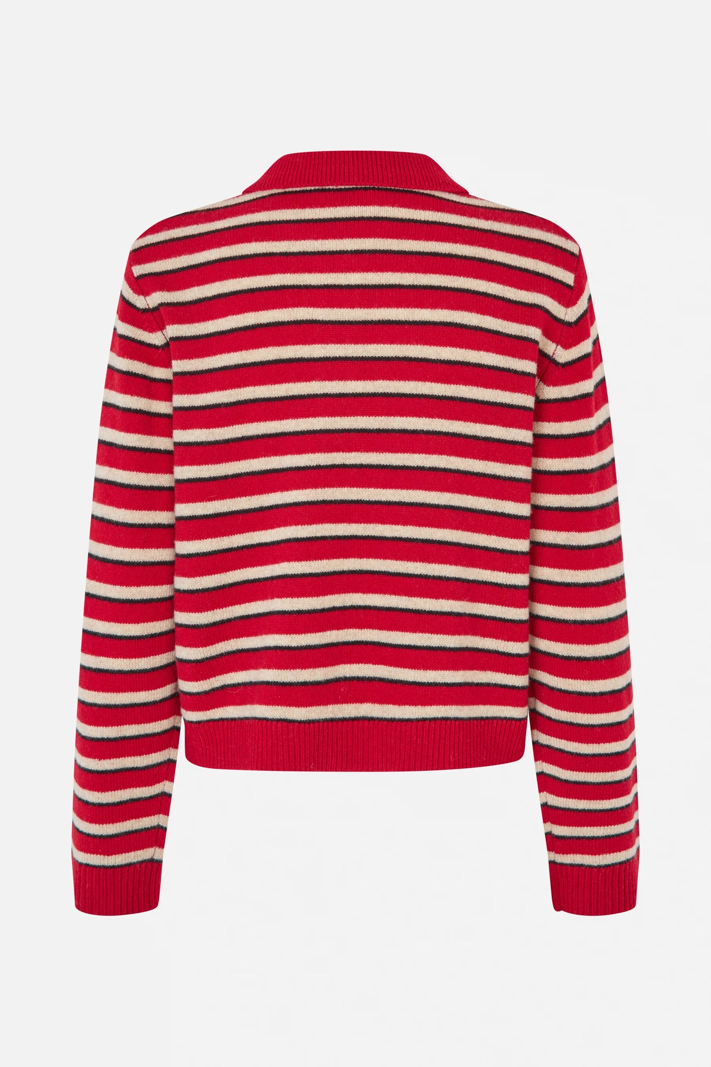 Polo Strickpullover Stripes
