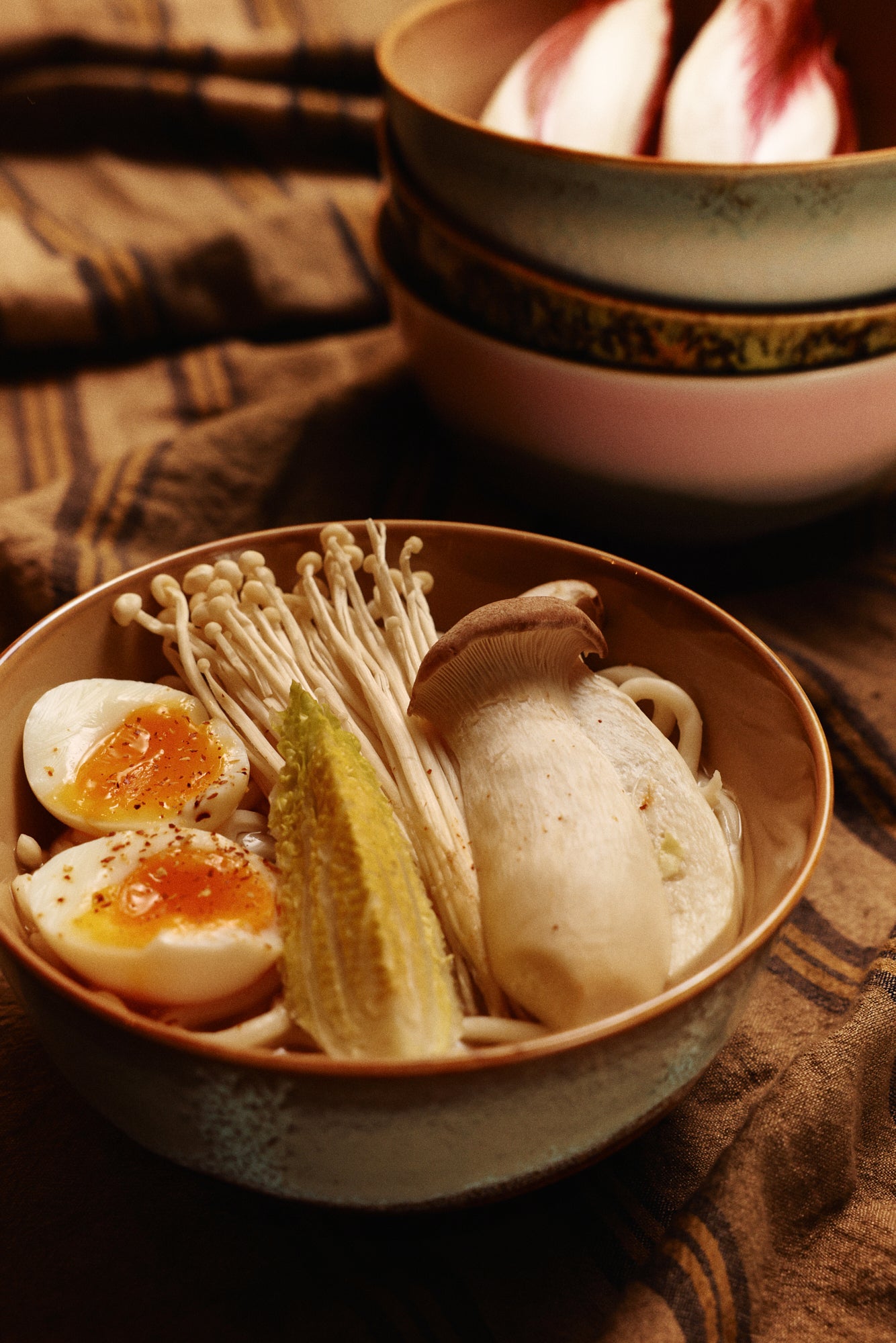 Ramen Bowls 70s Ceramic Verge 2er Set