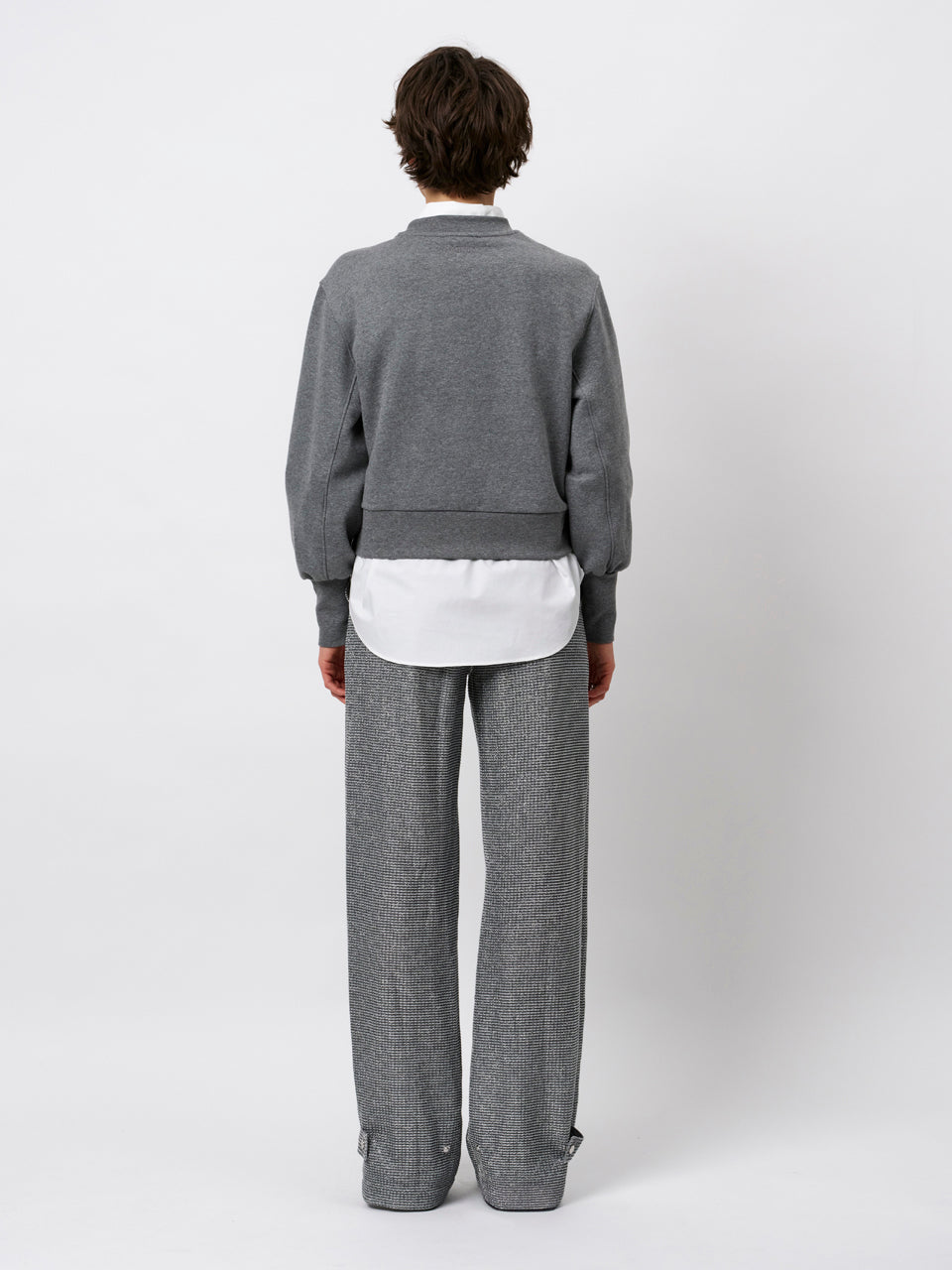 Sweater mit Logo D6-Lison Grau