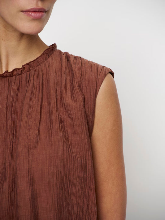 Dante6-Este Ballon-Top mit Ruffle-Details