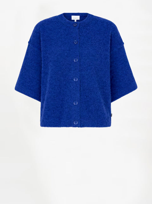 Strickcardigan Dante6-Hiara aus Alpaka-Woll-Mix Blau