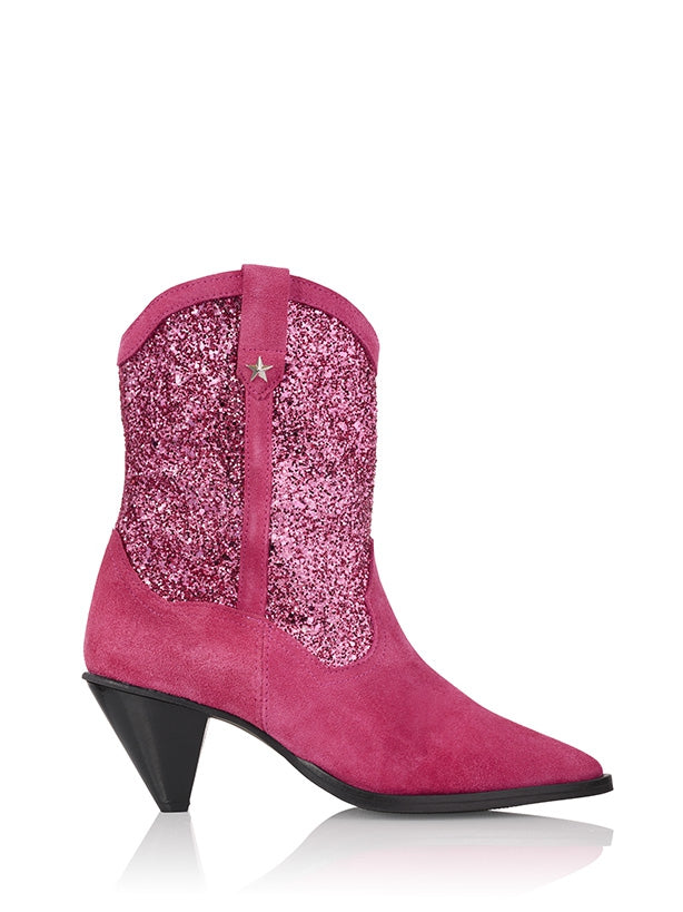 Boots CarrieDWRS Fuchsia Glitter