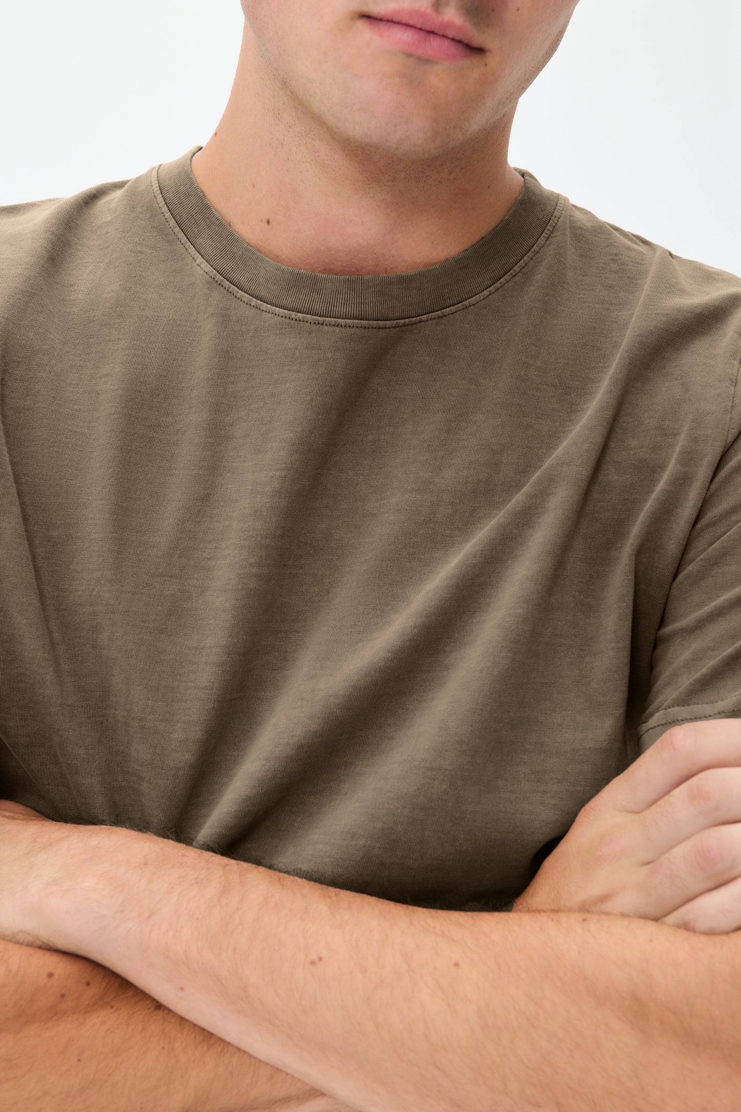 T-Shirt Rundhals MAjeremy Walnut