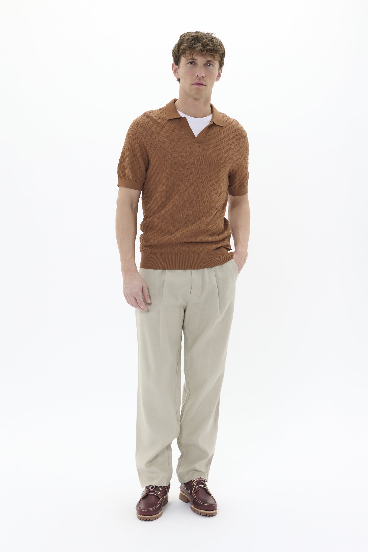 Polo shirt MApolo V Heritage Walnut