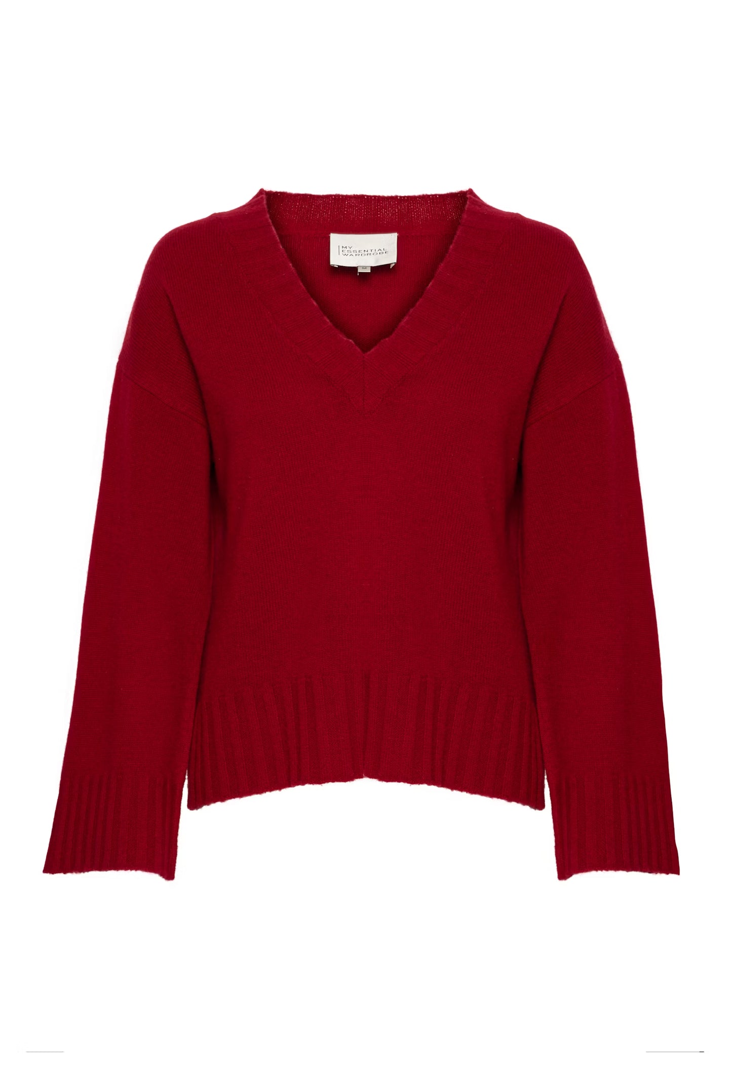 Strickpullover HuxiMW Burgundy Red