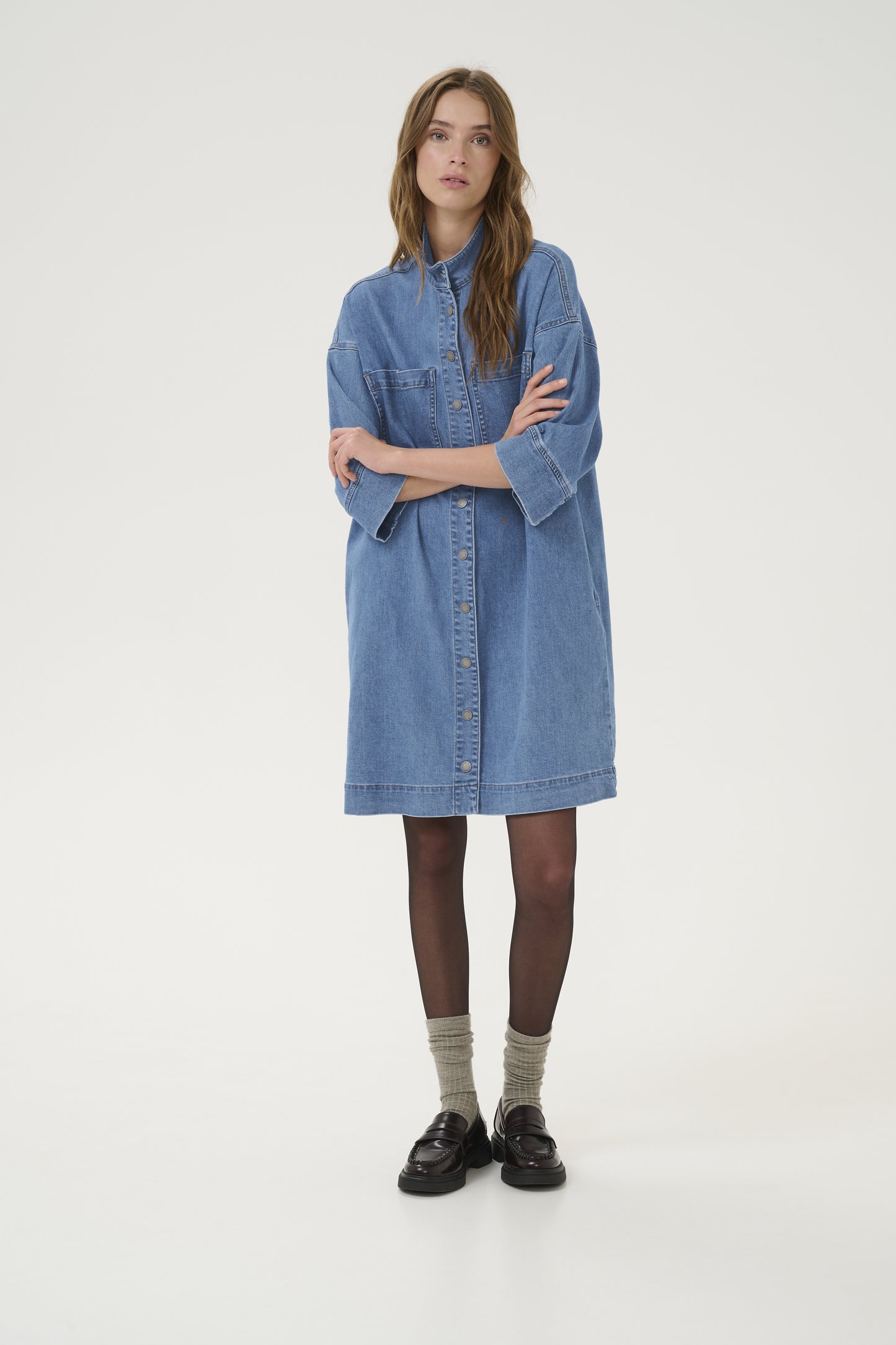 Jeanskleid LaraMW Medium Blue Wash