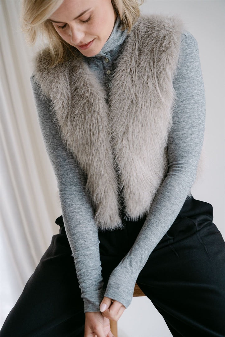 Fake Fur Weste