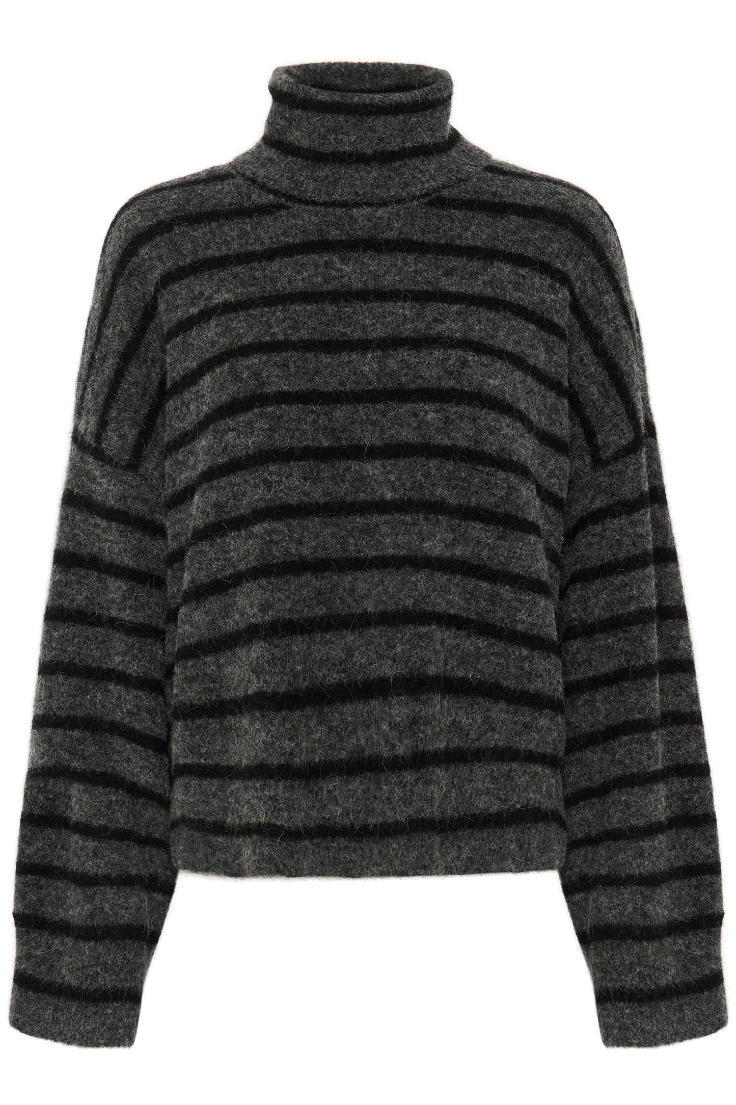 Strick-rollkragen-pullover AlphaGZ Striped
