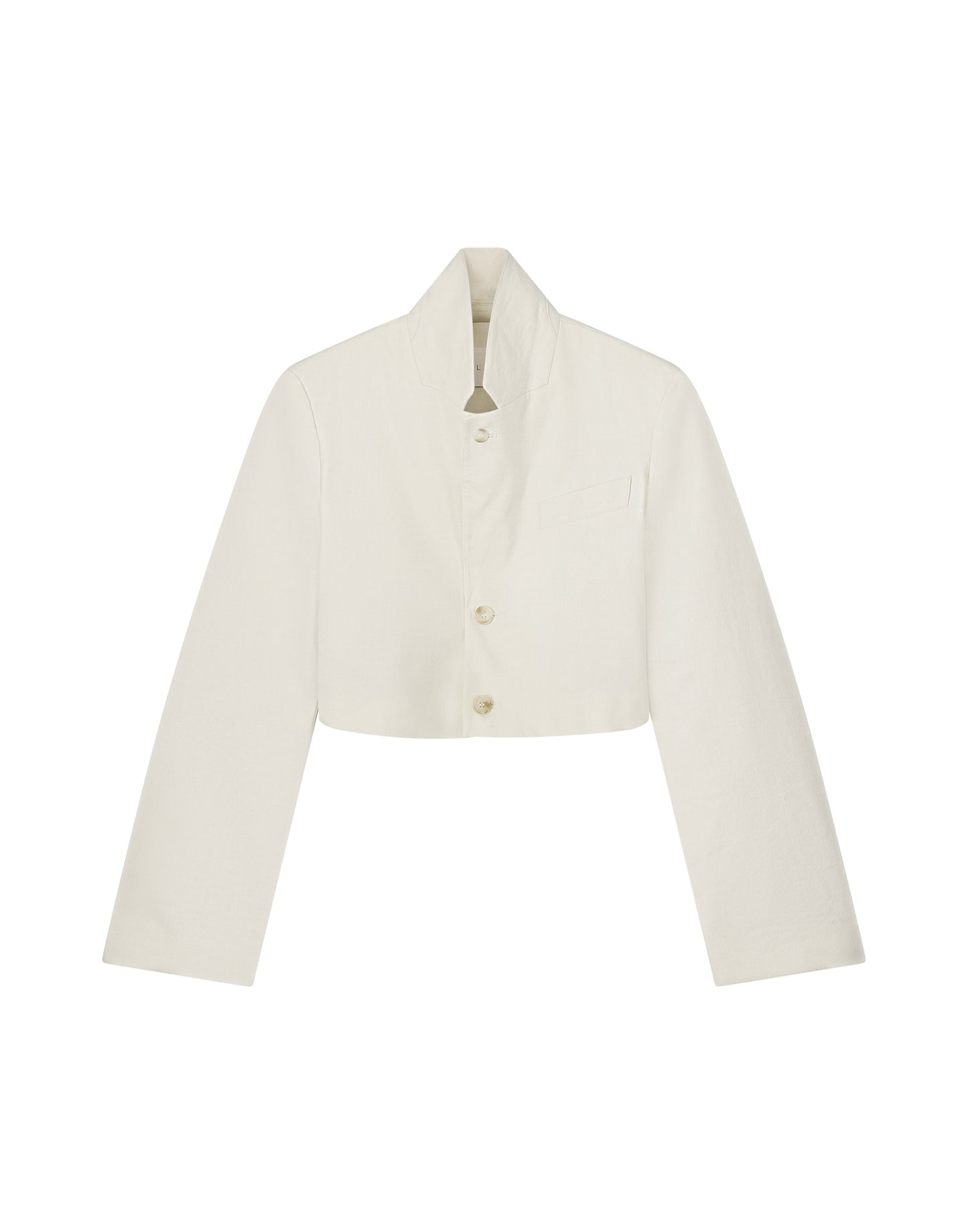 Cropped-Blazer Azule'CL Ecru