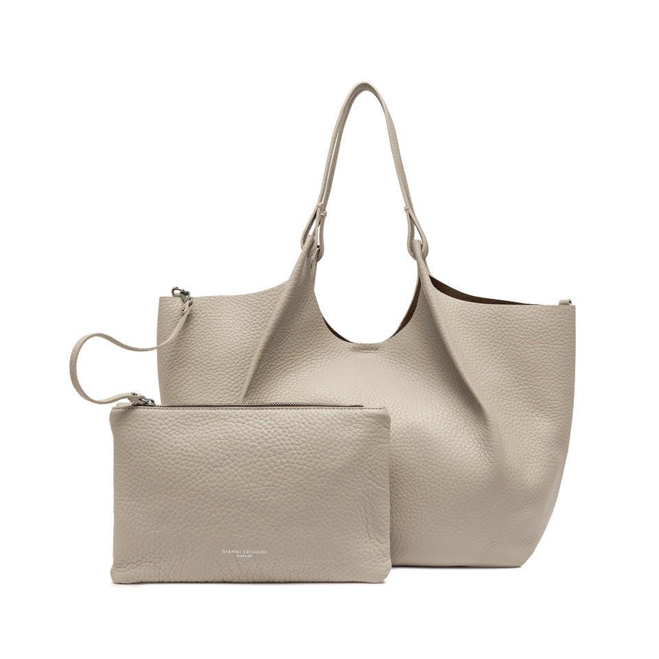 Handtasche Gianni Chiarini DuaGC Maxi Lamb Castoro