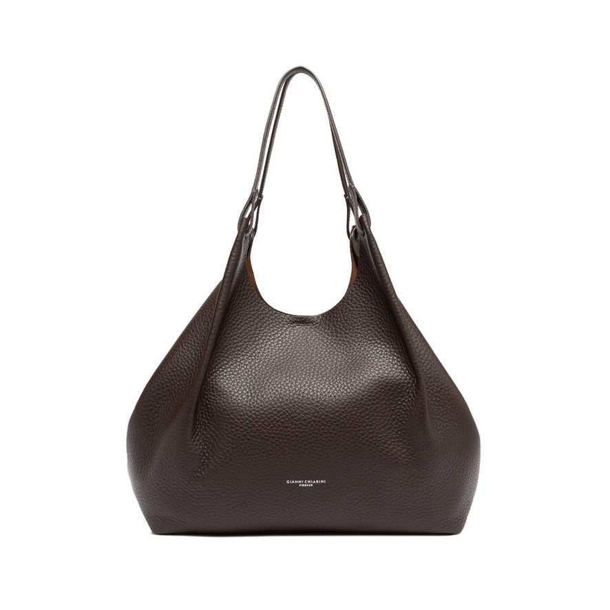 Handbag Gianni Chiarini DuaGC Maxi Lamb Castoro