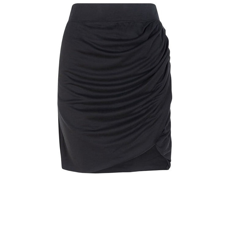 Pleated Skirt Washed Black
