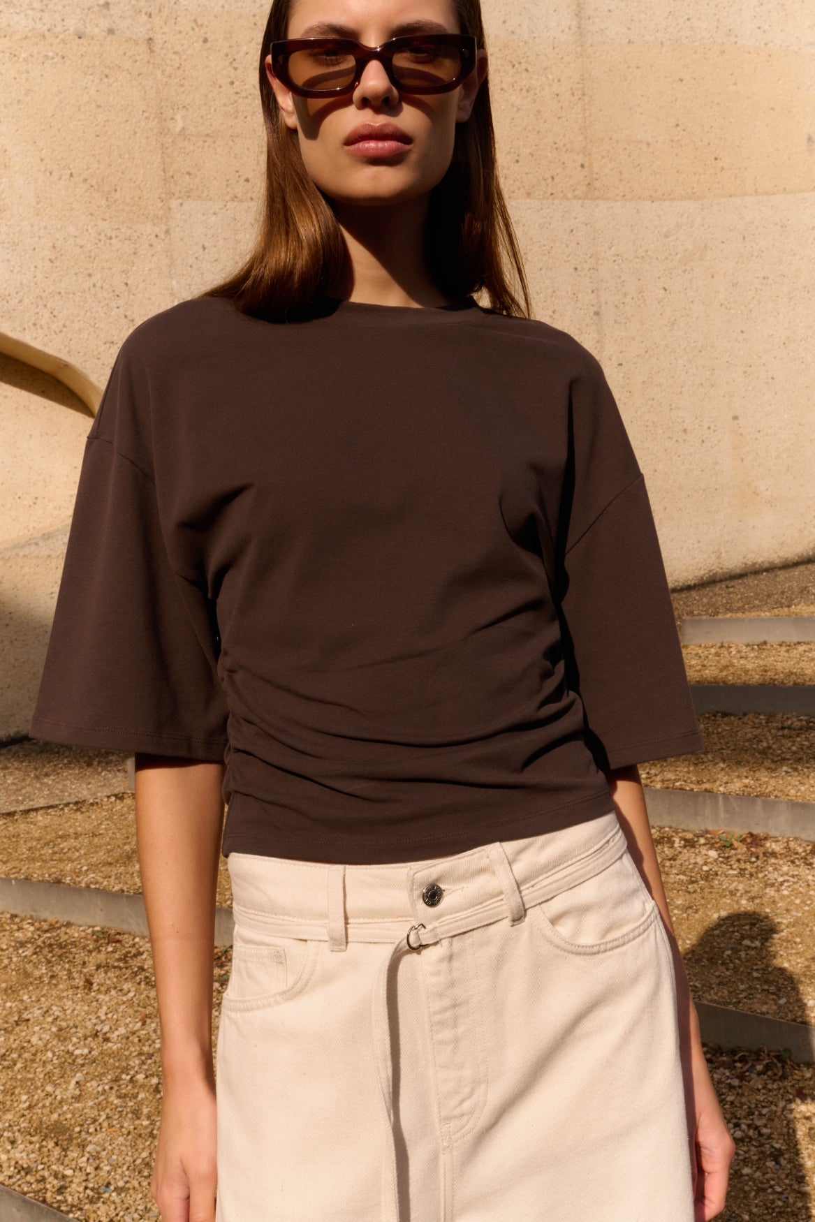 TShirt Mireille`CL Chocolat