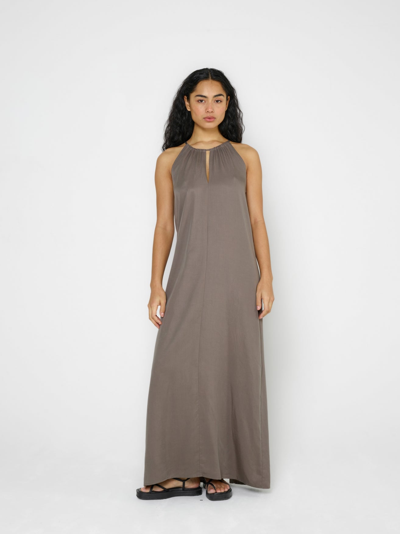 Open Back Dress Freida'CL Chocolate