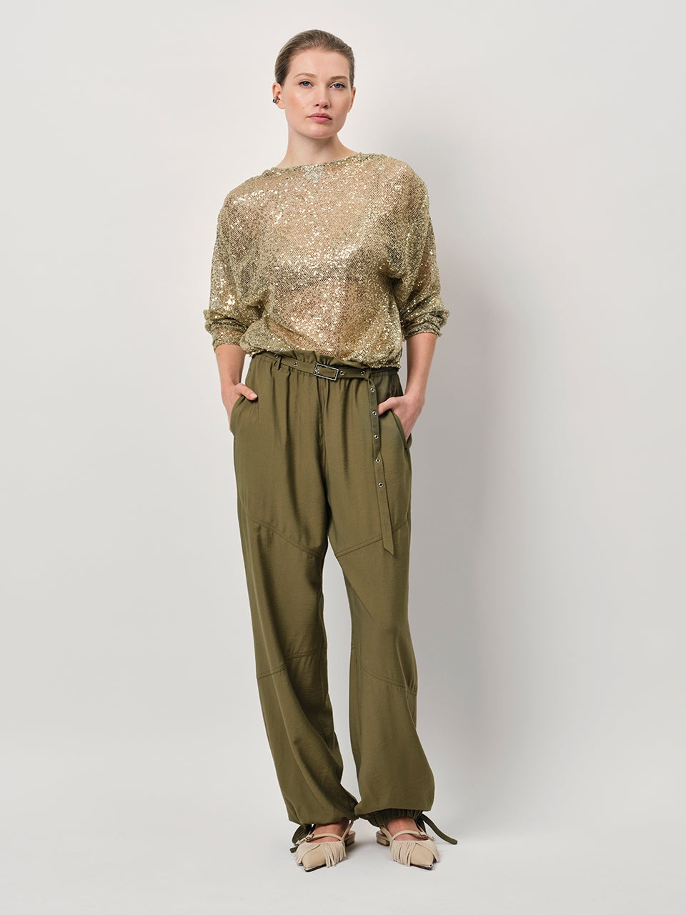 Cardigan Sequins CrazyaboutD6 Sunlit Grass