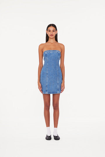 Rhinestone Jeans Dress