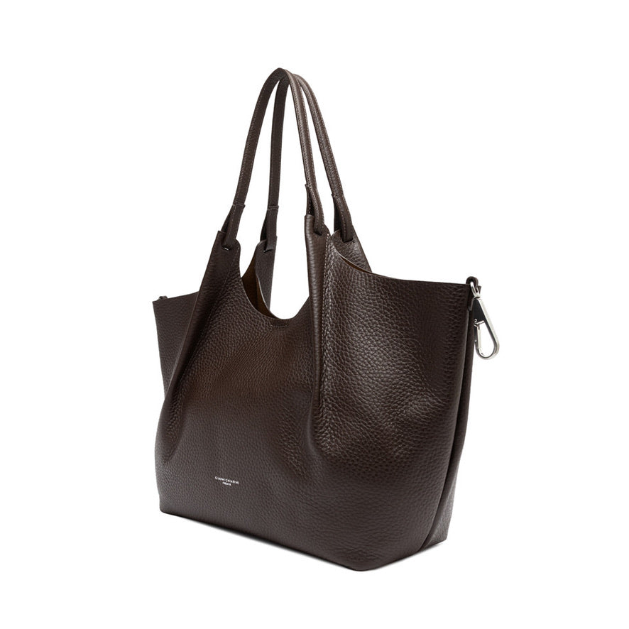 Handbag Gianni Chiarini DuaGC Maxi Lamb Castoro