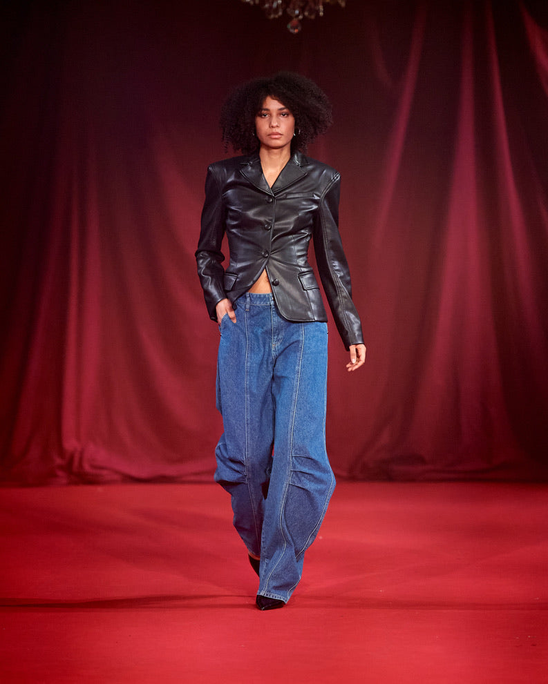 Twill Cargo Pants Denim