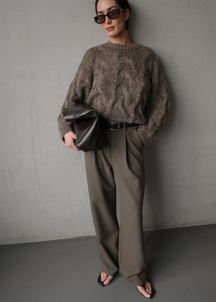 Weite Hose Amari`CL Coffee