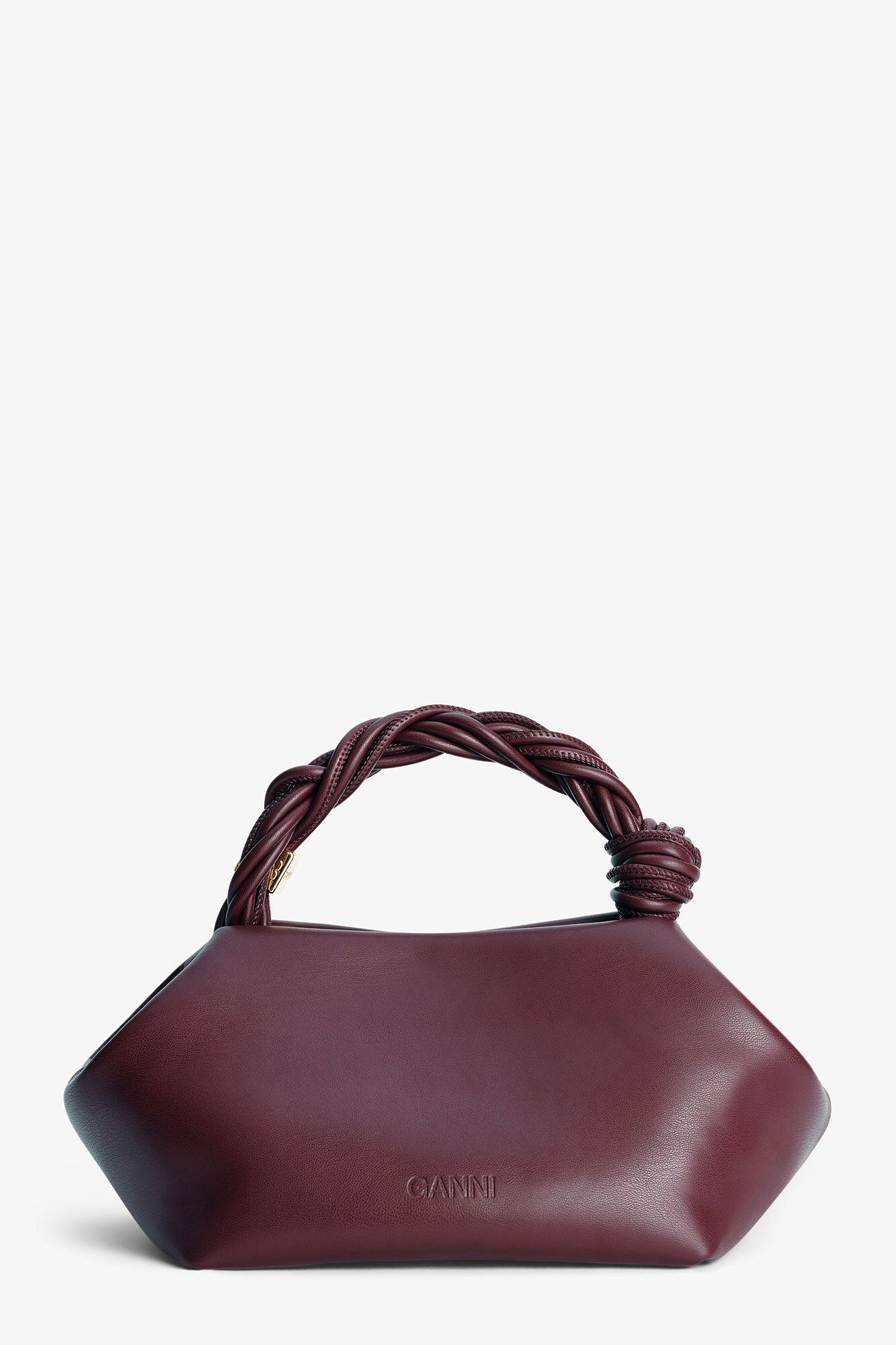 Ganni Bou Bag Small Burghundy