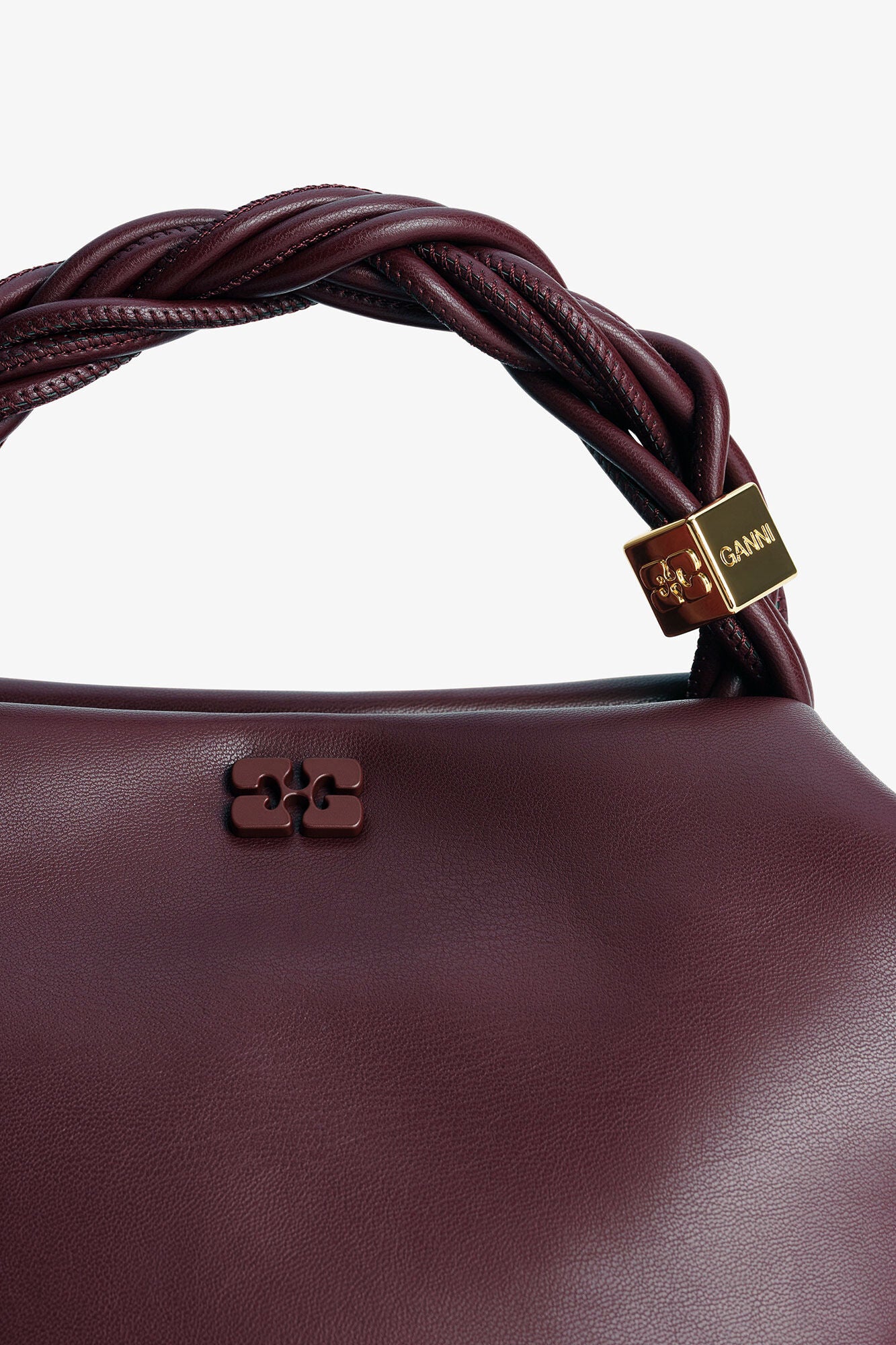 Ganni Bou Bag Small Burghundy