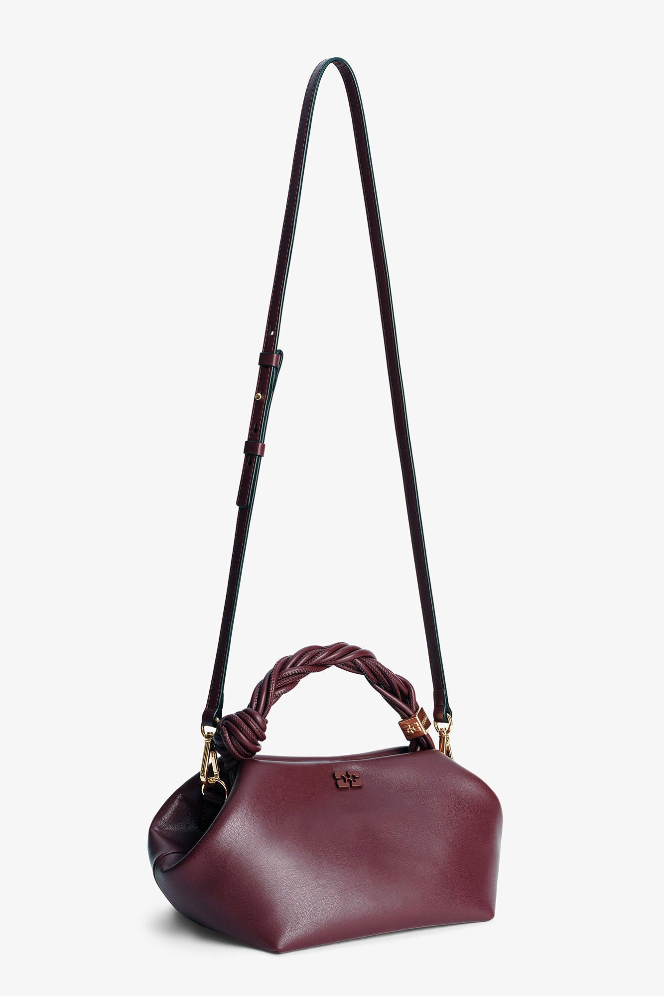 Ganni Bou Bag Small Burghundy
