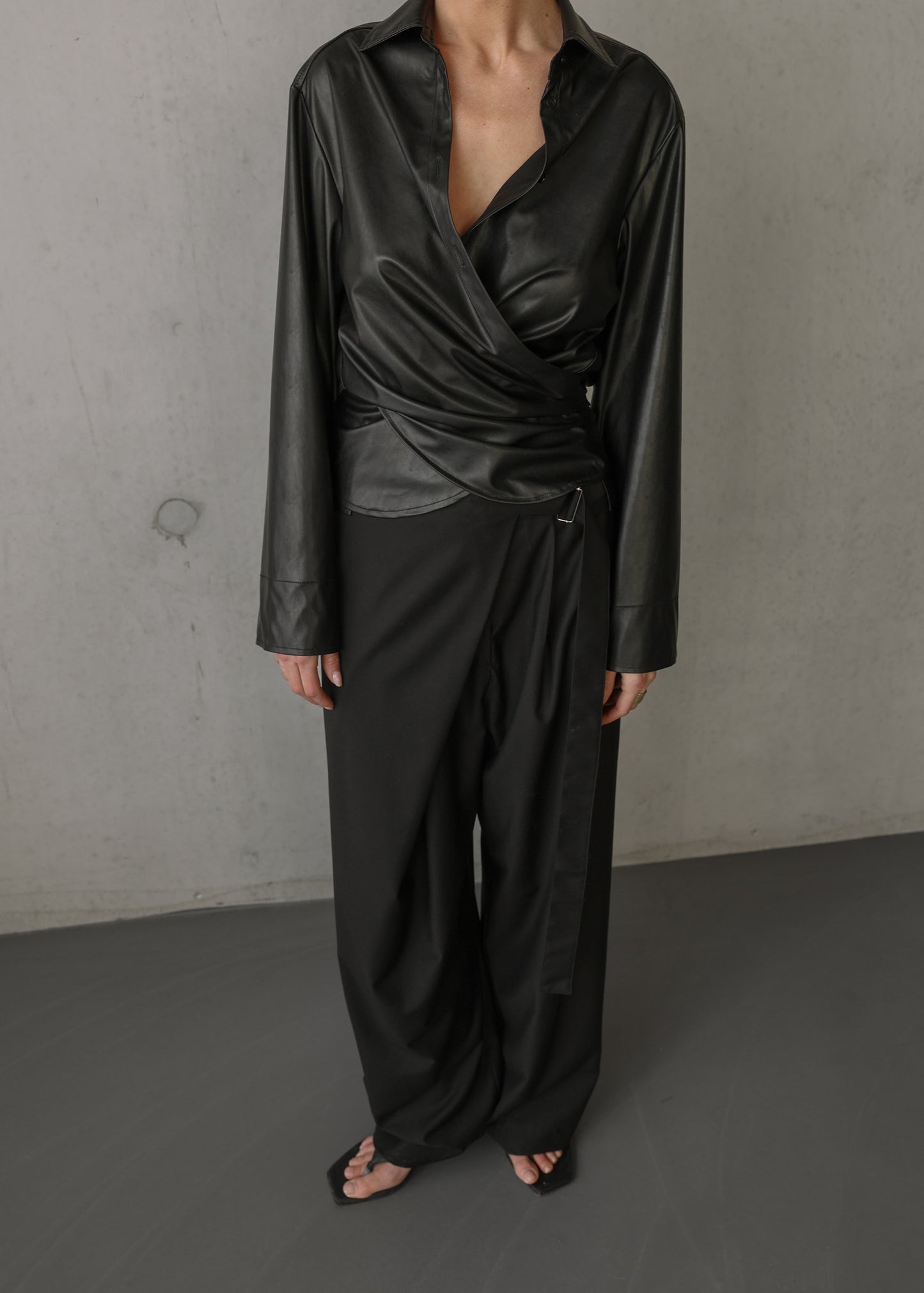 Wickelbluse Frey'CL Black