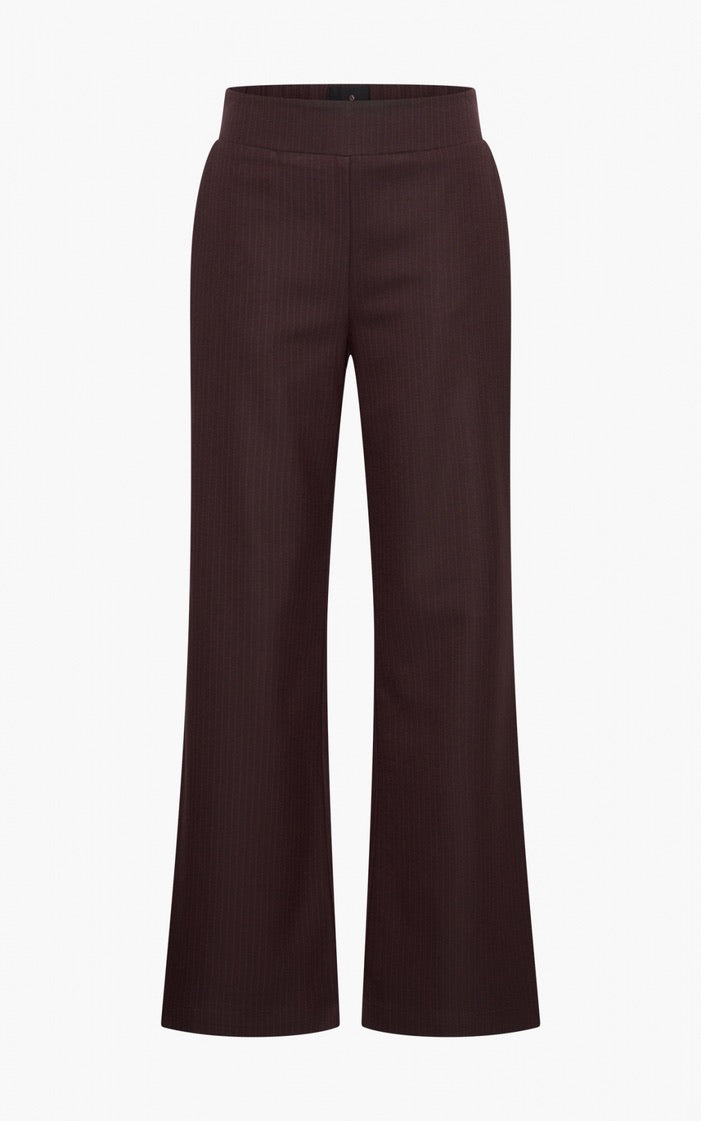 Anzugshose Burgundy Nadelstreifen